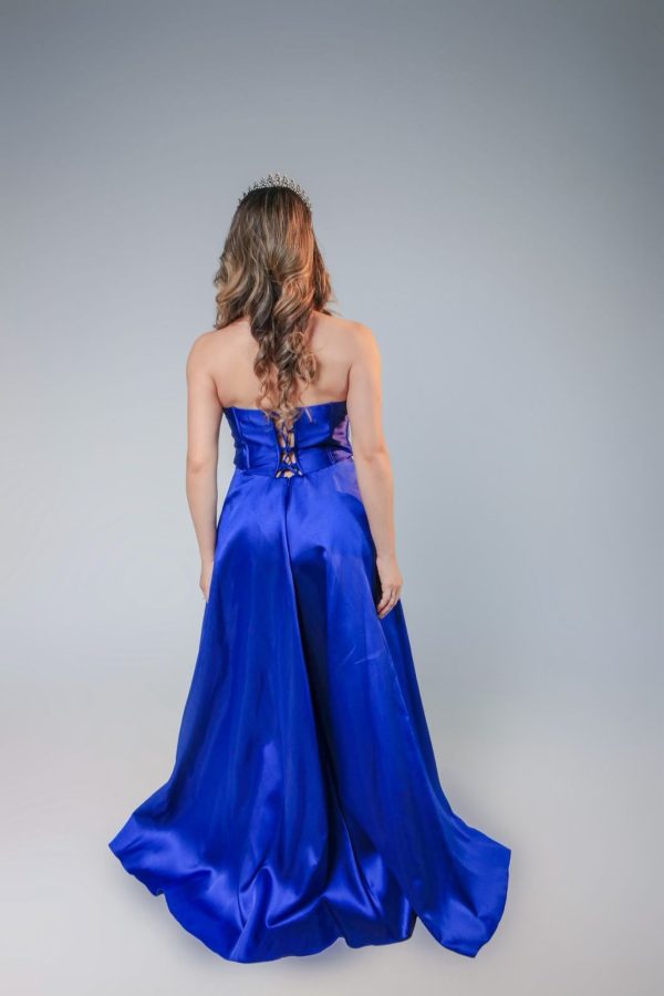 Vestido Corset Paete Marinho 4737 - 3