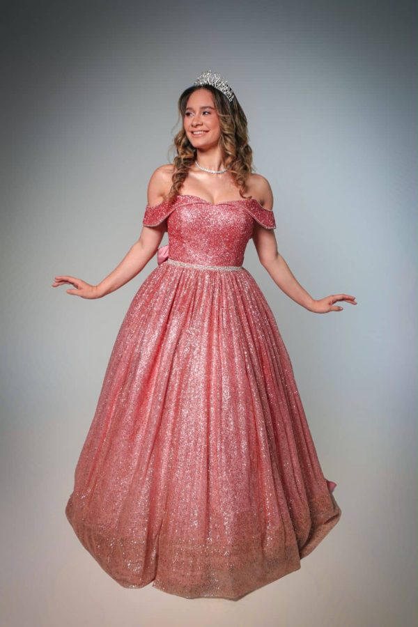 Vestido Rosa explosão 2869 - 1