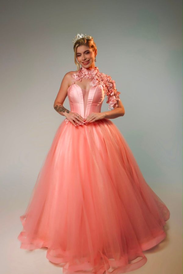 Vestido rose chic pele 4649 - 1